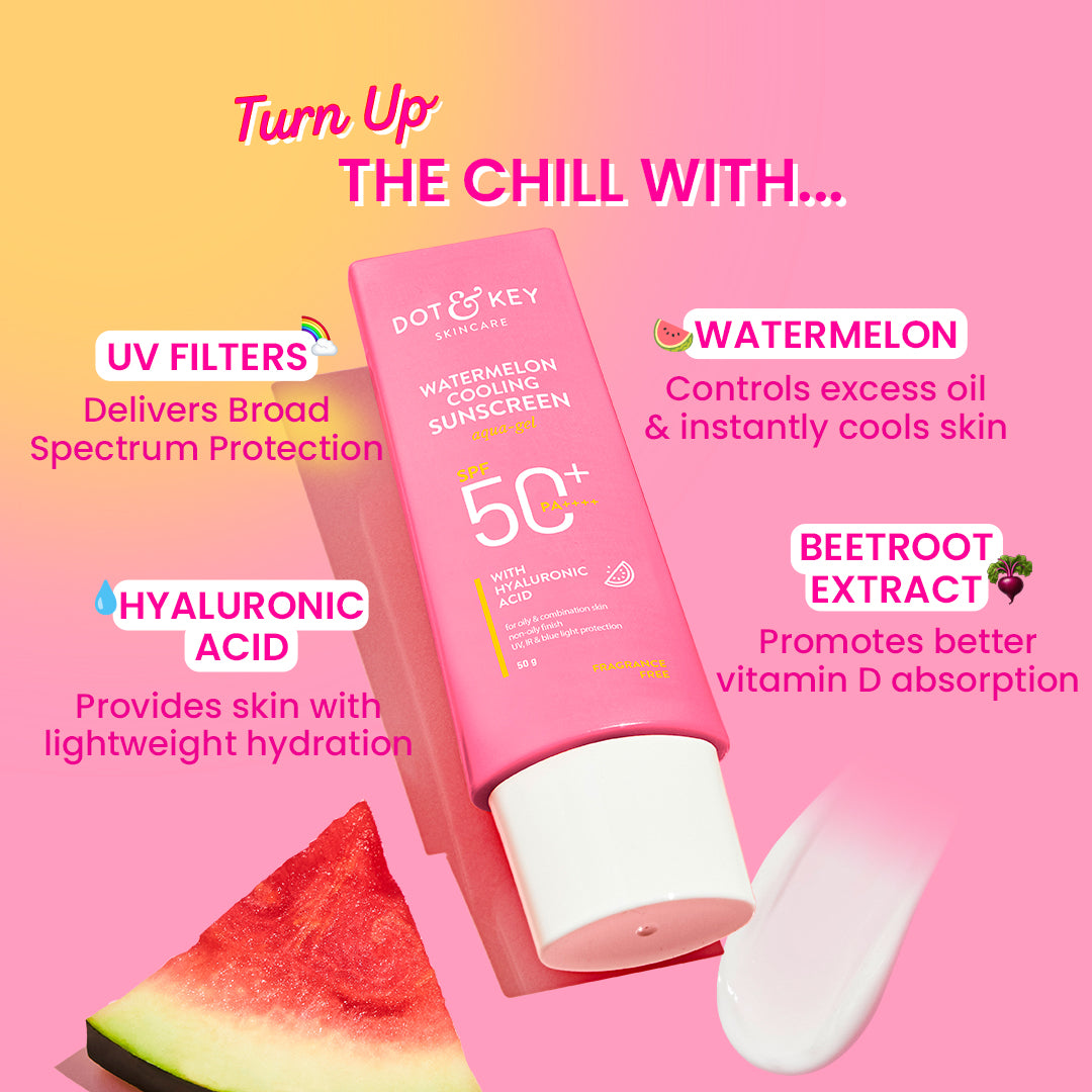 Watermelon Cooling Hyaluronic Acid Sunscreen SPF 50+ PA++++