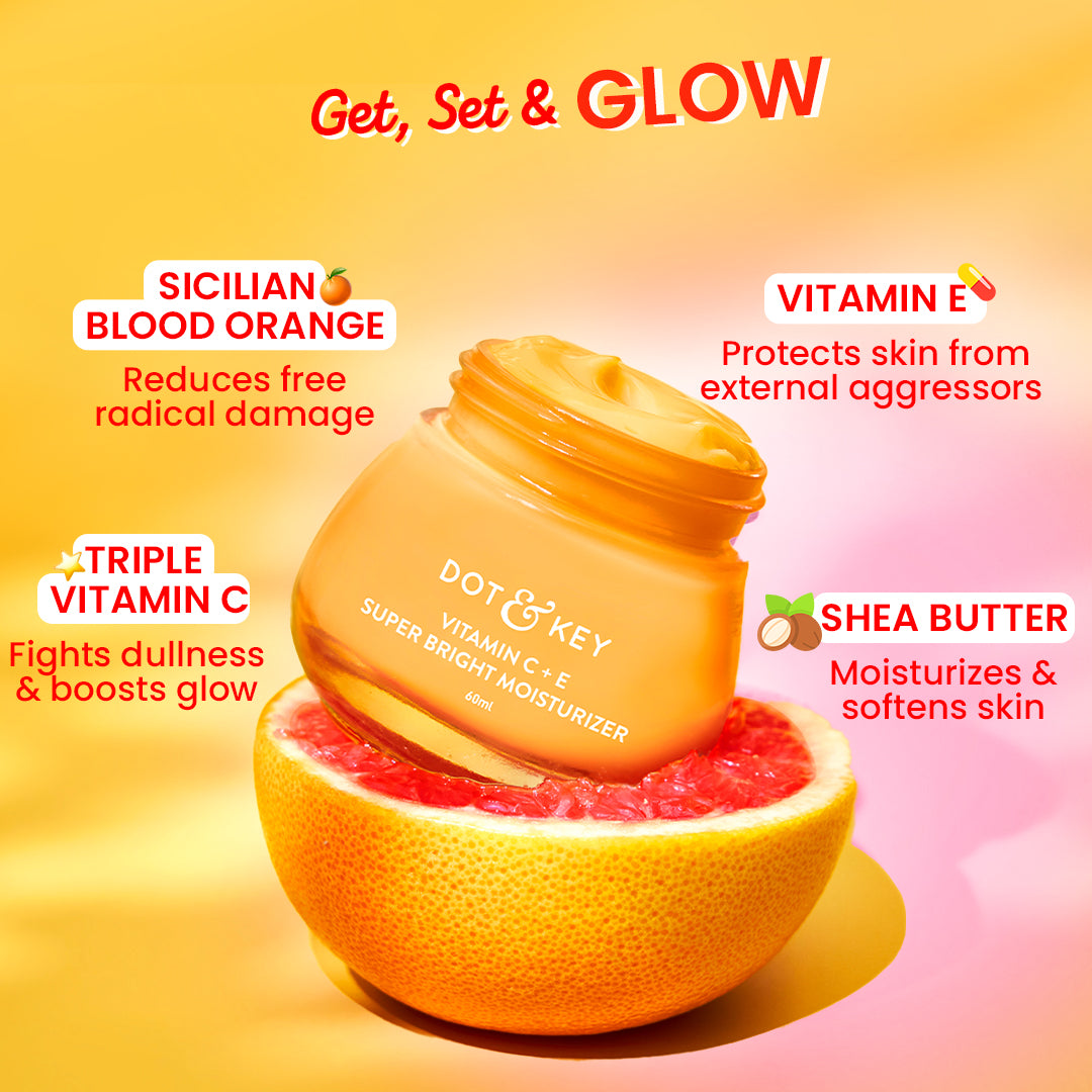 Vitamin C + E Moisturizer for Glowing Skin