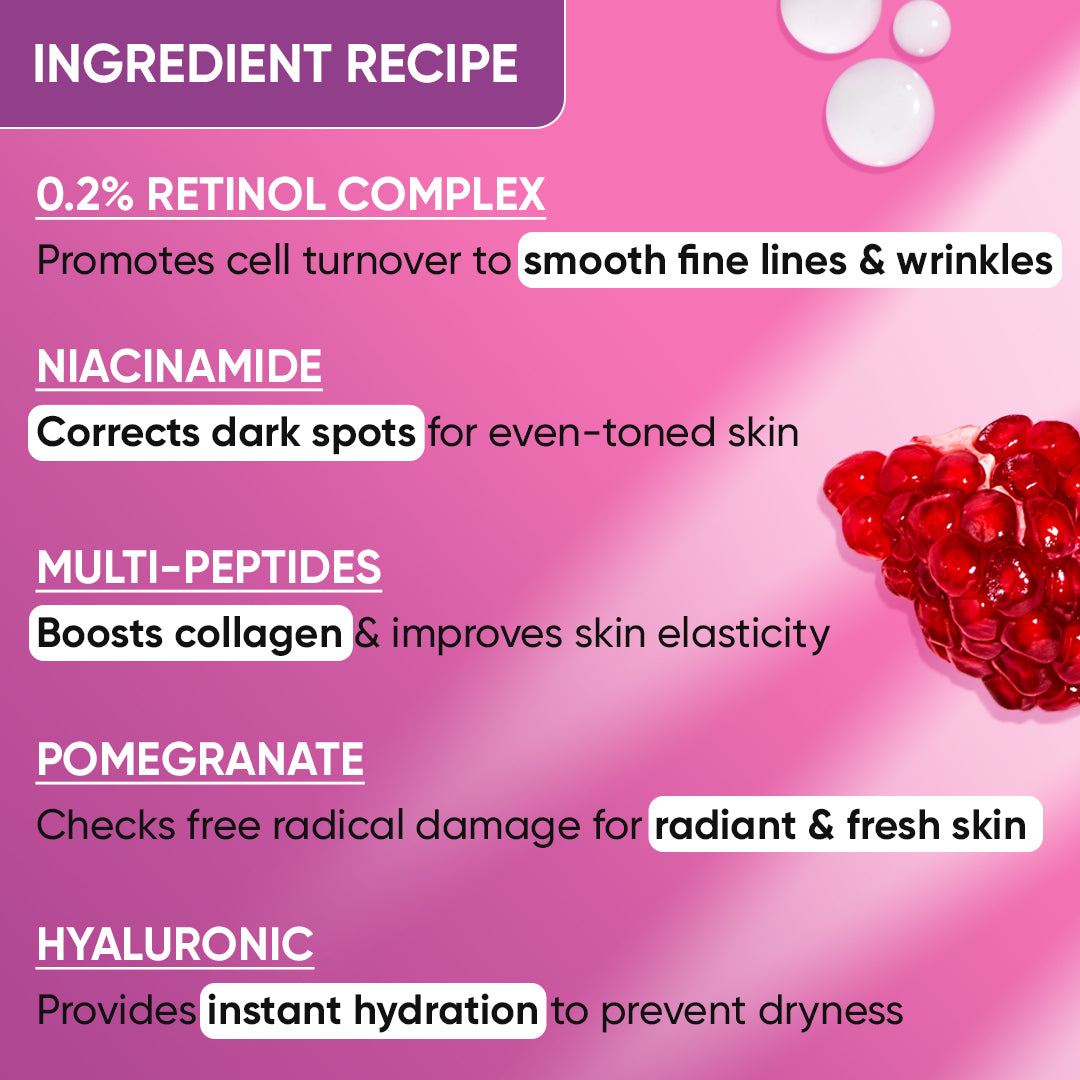 Pomegranate Youth 0.2% Retinol Complex Face Serum