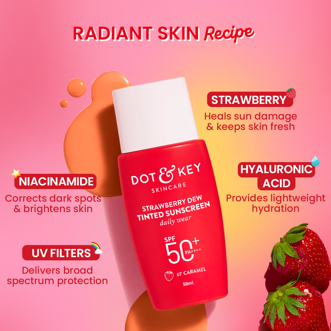 Strawberry Dew Tinted Sunscreen SPF 50+ PA++++