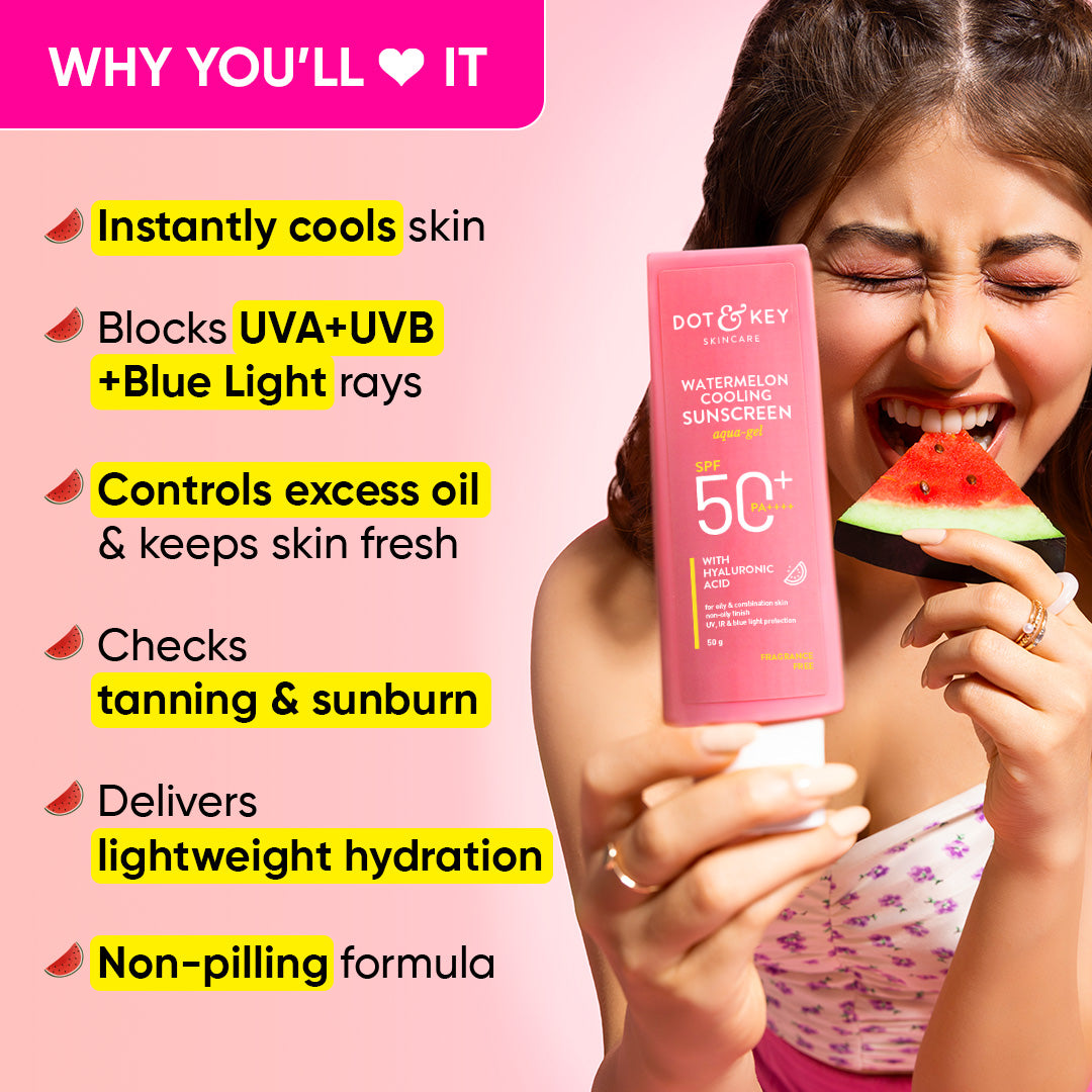 Watermelon Cooling Hyaluronic Acid Sunscreen SPF 50+ PA++++