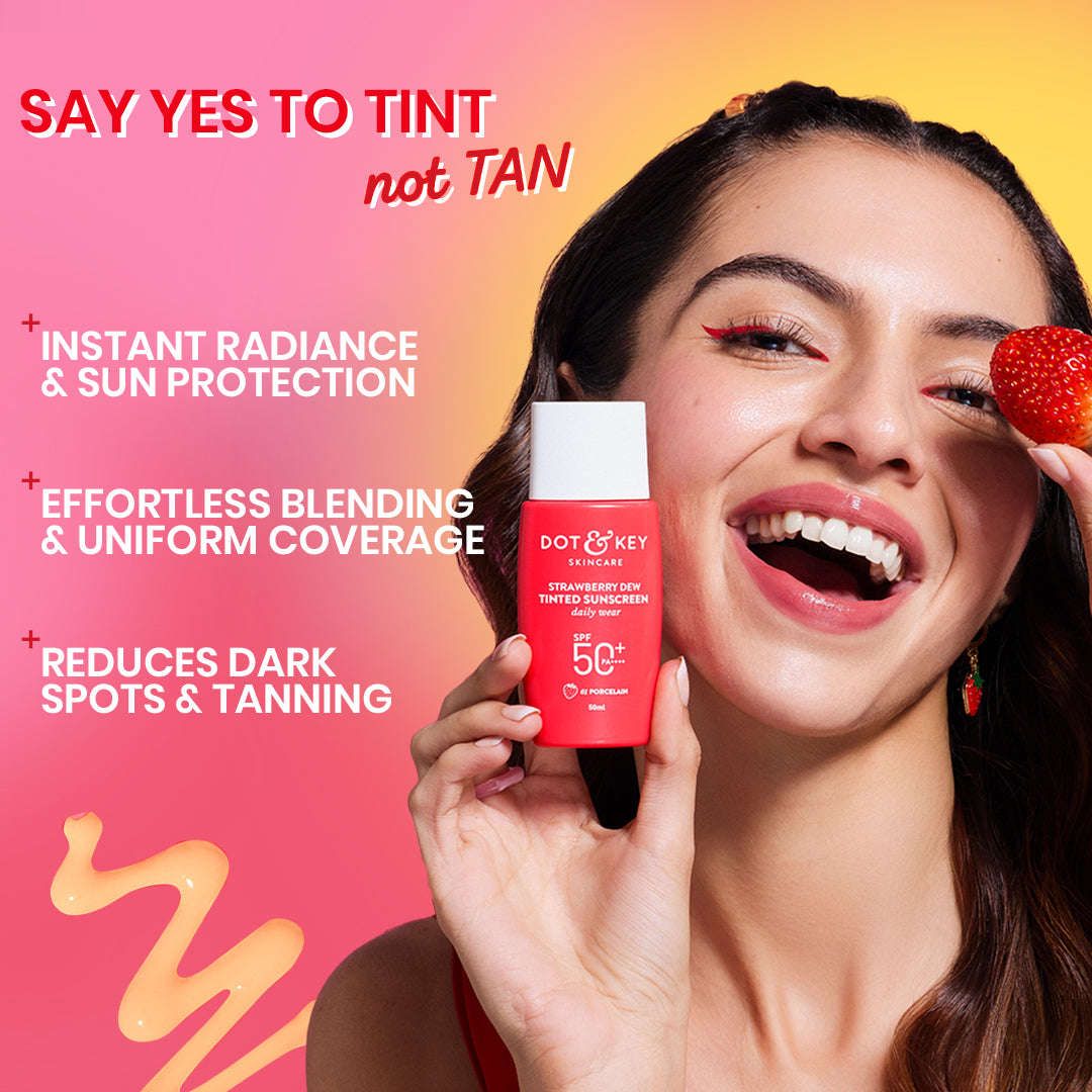 Strawberry Dew Tinted Sunscreen SPF 50+ PA++++