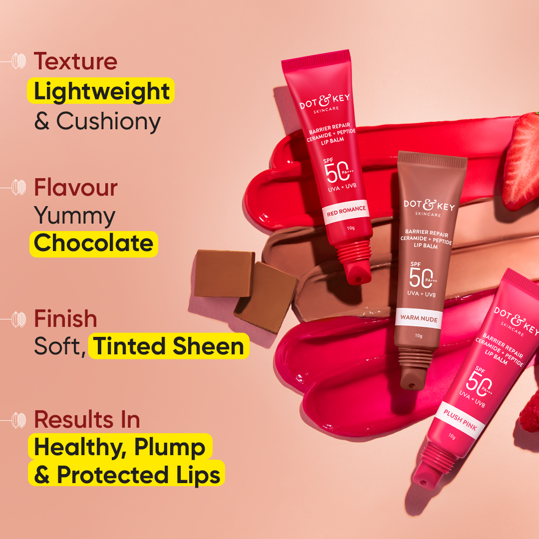 Ceramide + Peptide Lip Balm SPF 50+ PA+++ (Tinted)