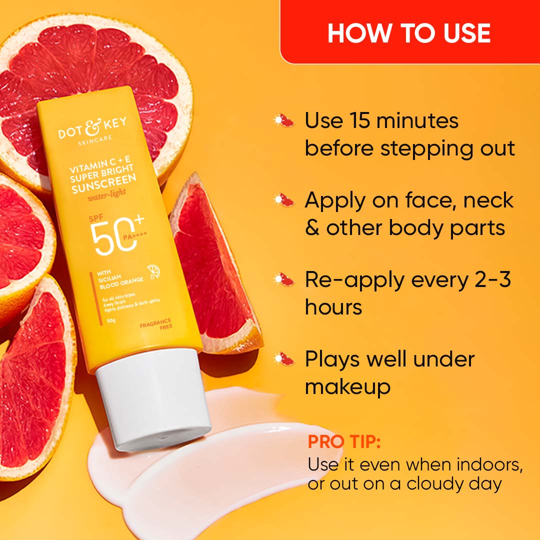 SPF 50+ Vitamin C Sunscreen-Pack of 2