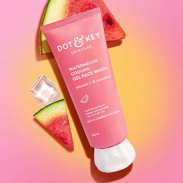 Watermelon + Vitamin C Gel Face Wash for Glowing Skin