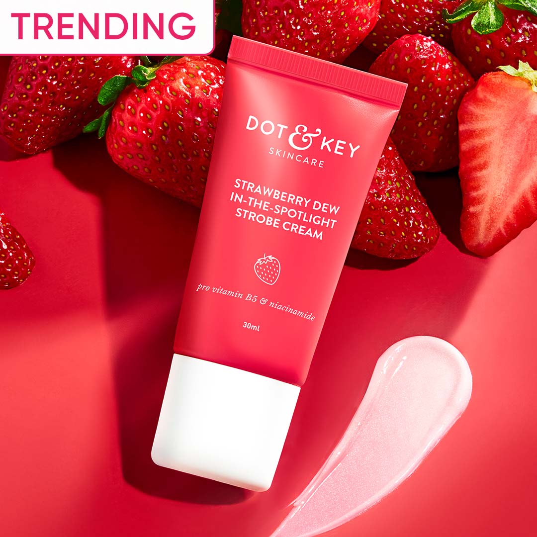 Dot&Key Strobe Cream with Strawberry for Dewy Skin by Dot & Key