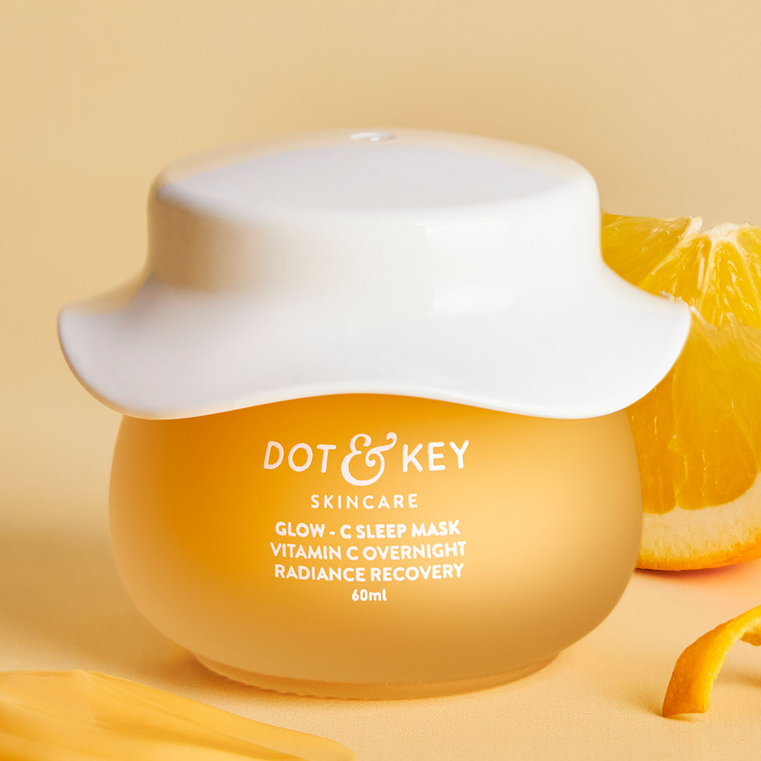 Dot&Key Sleeping Mask with Vitamin C + Pineapple for Glowing Skin