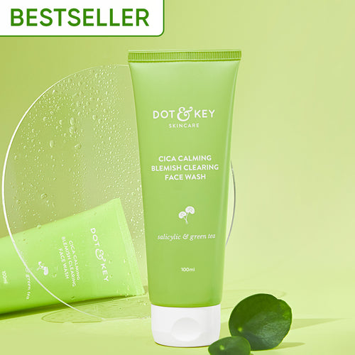 Cica & 2% Salicylic Face wash for Oily & Acne Prone Skin – Dot & Key