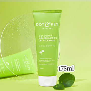 Cica + Salicylic Acid Gel Face Wash for Oily Skin