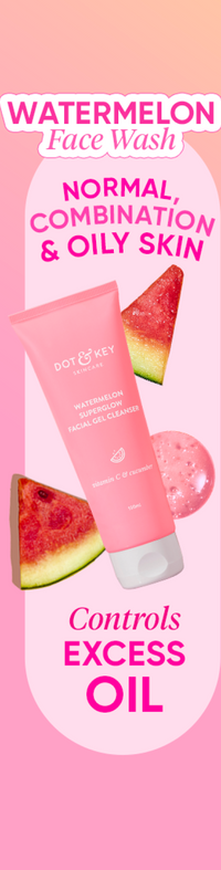 Watermelon + Vitamin C Gel Face Wash for Glowing Skin