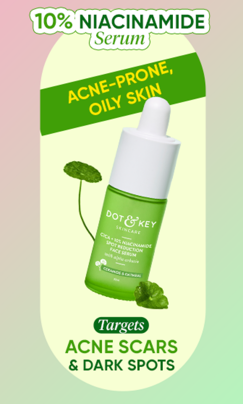 Cica + 10% Niacinamide Face Serum for Oily Skin