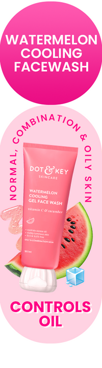 Watermelon + Vitamin C Gel Face Wash for Glowing Skin