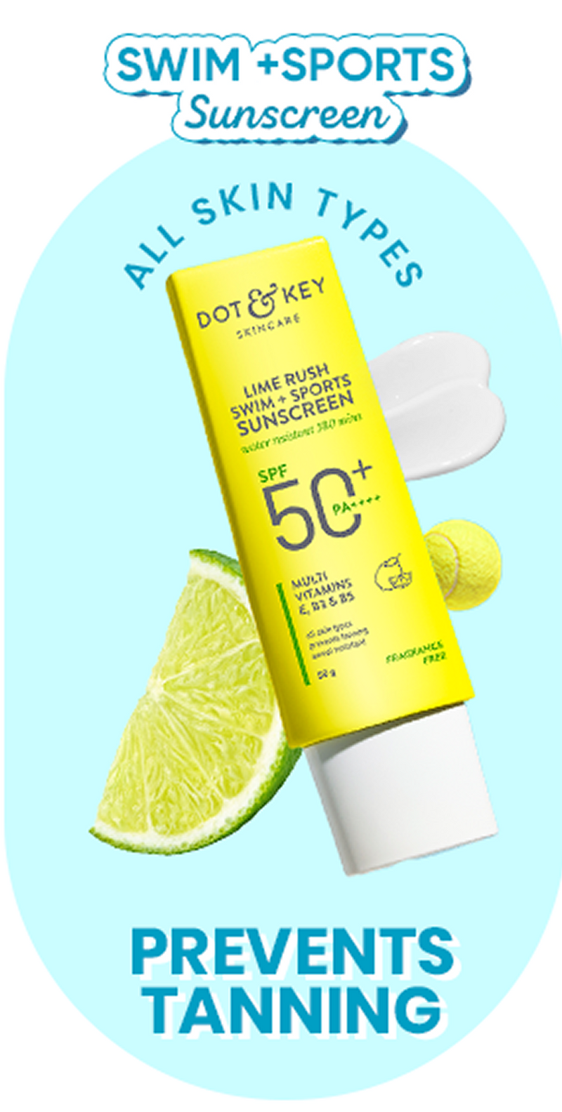 Swim + Sports Sunscreen SPF 50+ (Water Resistant)