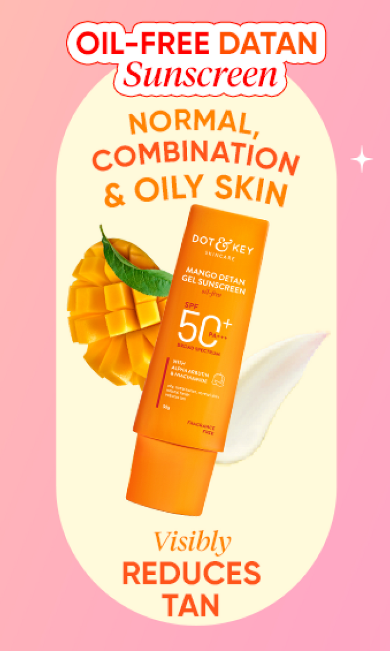 Mango + Detan Gel Sunscreen (Oil Free), SPF 50+ PA+++