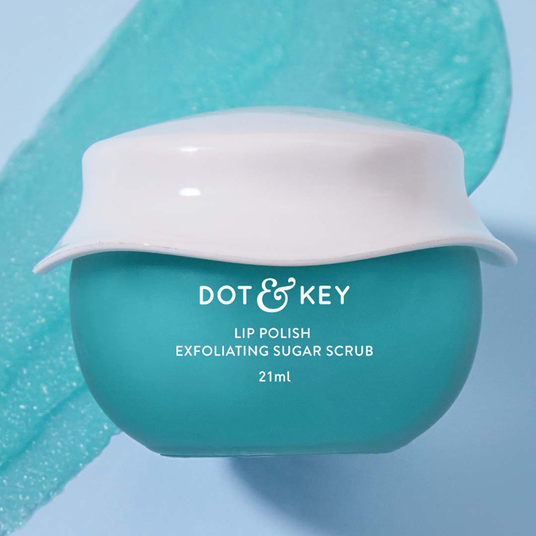 Dot&Key Sugar Lip Scrub with Vitamin E for Dark Lips by Dot & Key