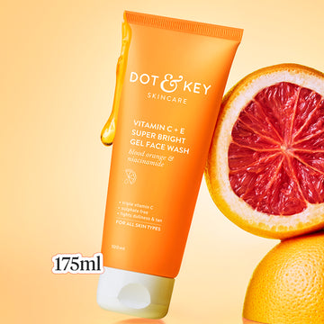 Vitamin C + E Gel Face Wash for Glowing Skin