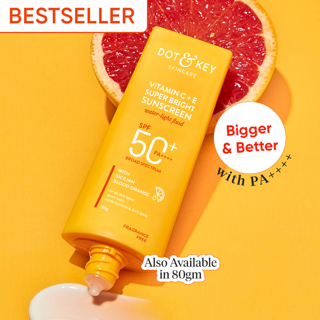 

SPF 50 Sunscreen with Vitamin C + E for Total Sun Protection