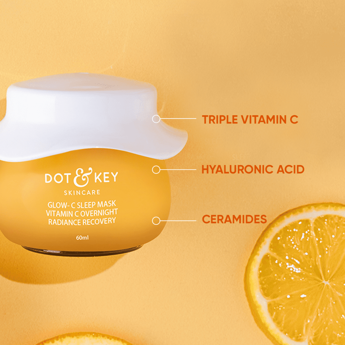 Pineapple Glow Vitamin C Sleeping Mask